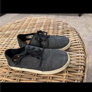Toms Casual Black Canvas Sneakers